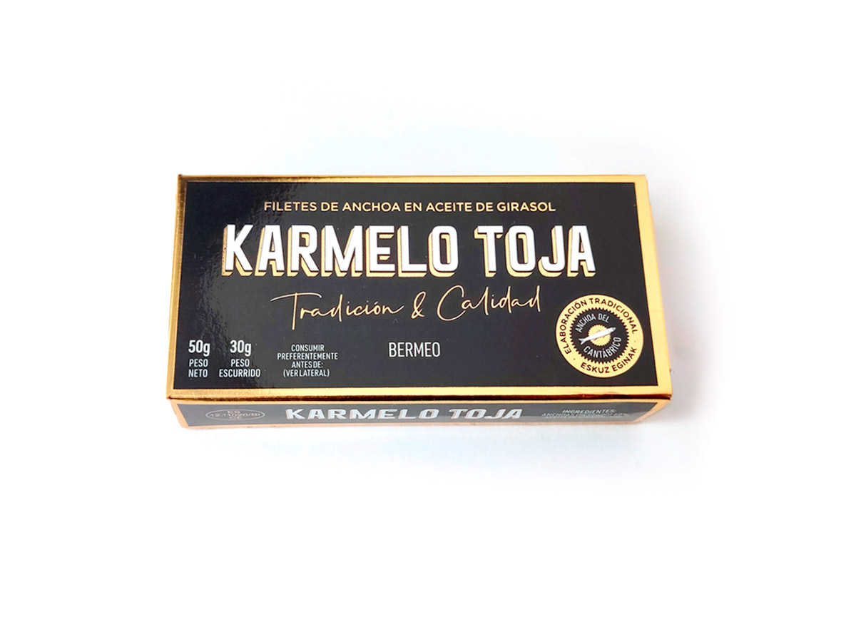 Karmelo-Toja-50gr-Octavillo Karmelo Toja Anchoa Selecta 50gr Octavillo